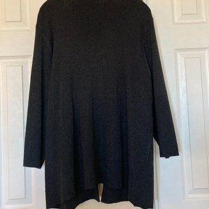 Mossimo Woman 2X black glittery overlay